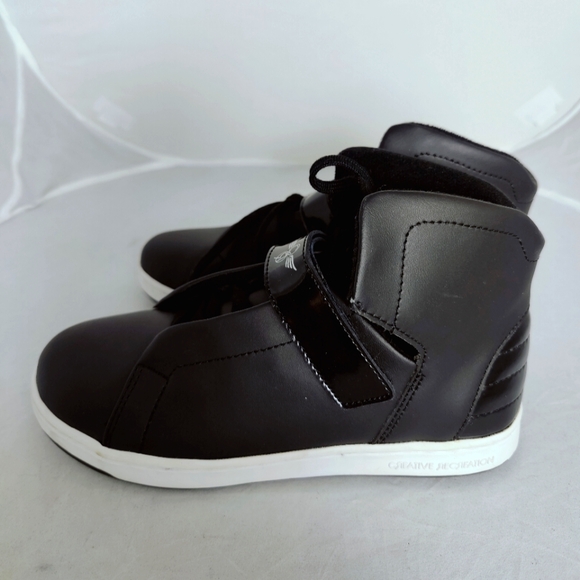 NWOT Creative Recreation Geno Hi-Top Sneaker, Black, Size 4Y - Picture 4 of 11